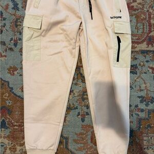 Men’s SIXTH JUNE S Cargo Joggers - Cream